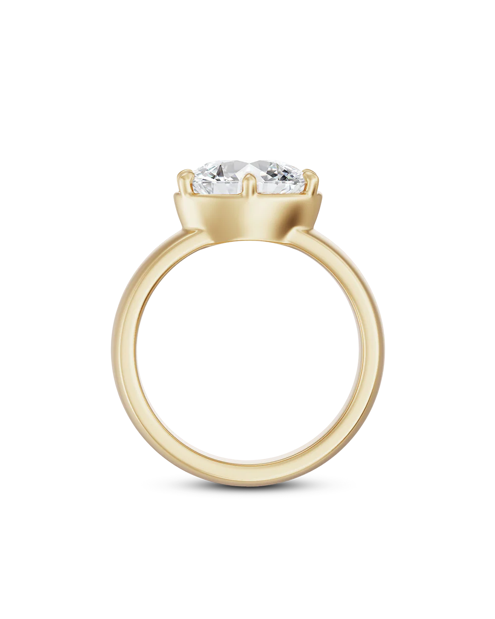 Alba 2.02ct East West Oval Diamond Ring - Image 7