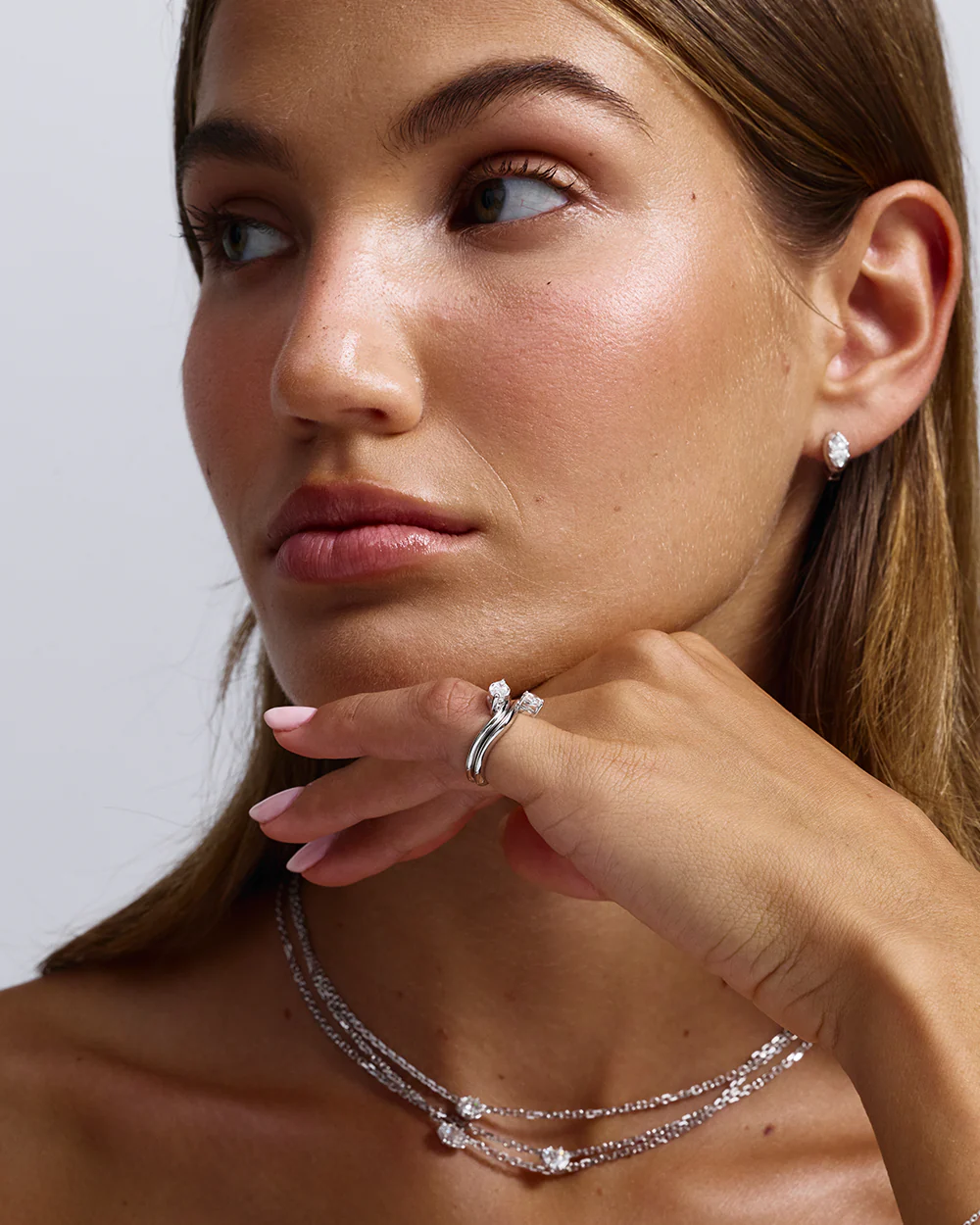 Astra Marquise Natural Diamond Pinky Ring - Image 21