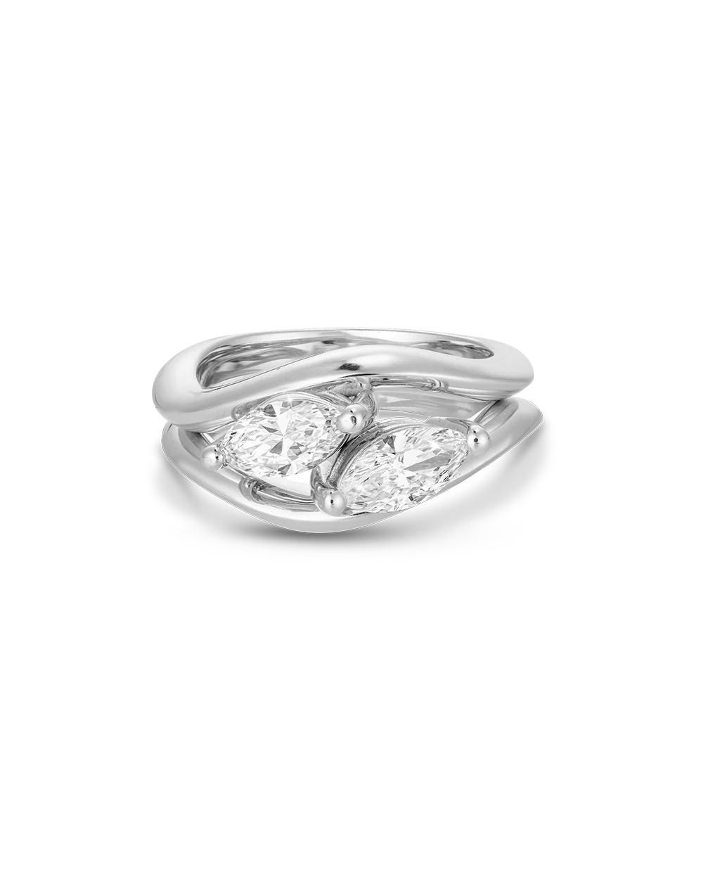 Astra Marquise Natural Diamond Pinky Ring - Image 16