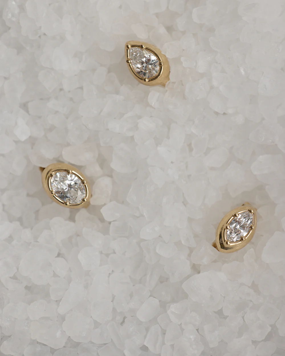 Cleo Marquise Diamond Huggies - Image 17