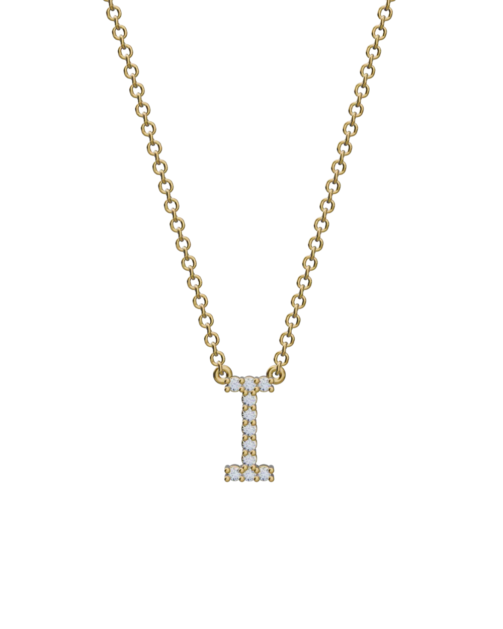 Diamond Initial Necklace - Image 21