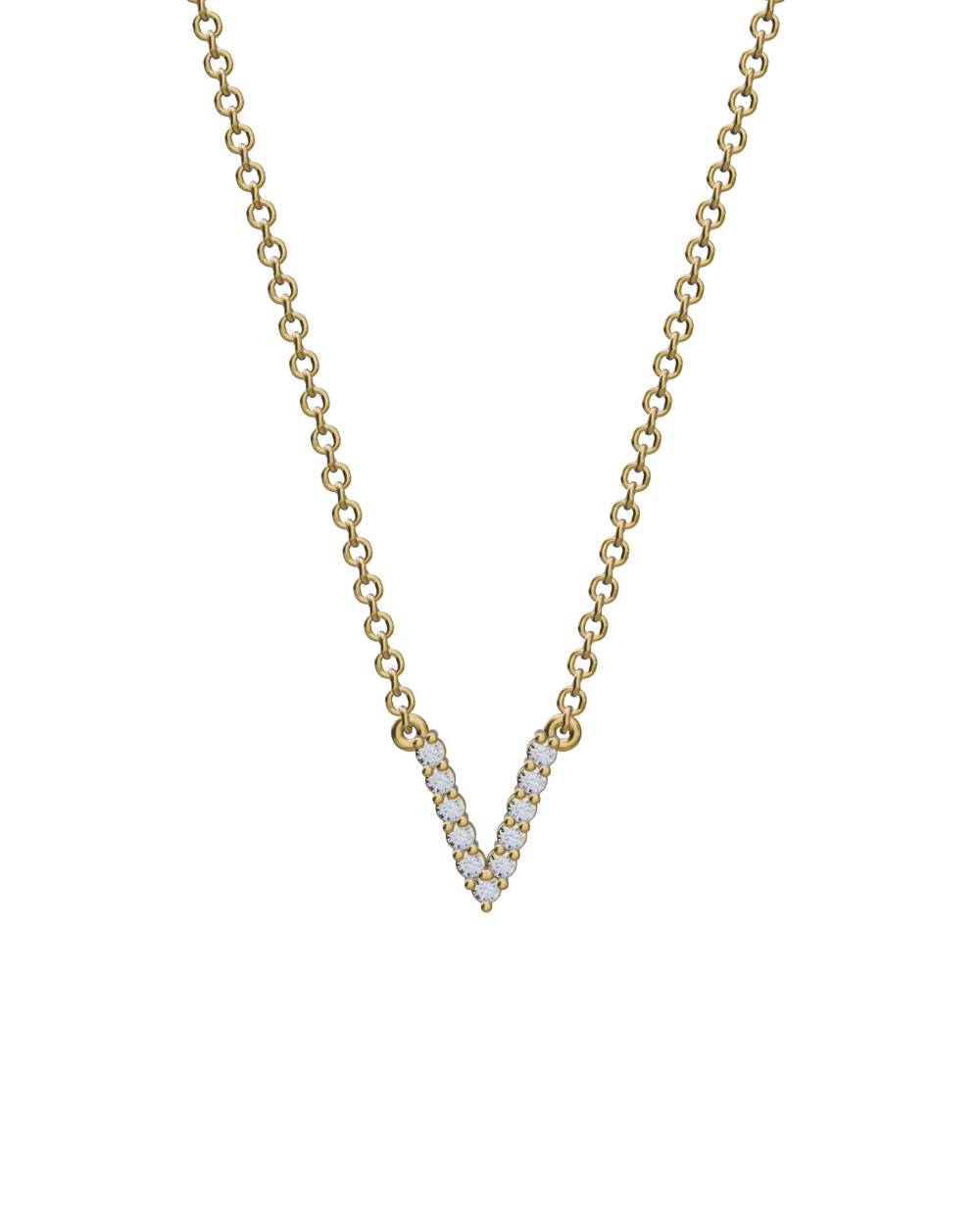 Diamond Initial Necklace - Image 35