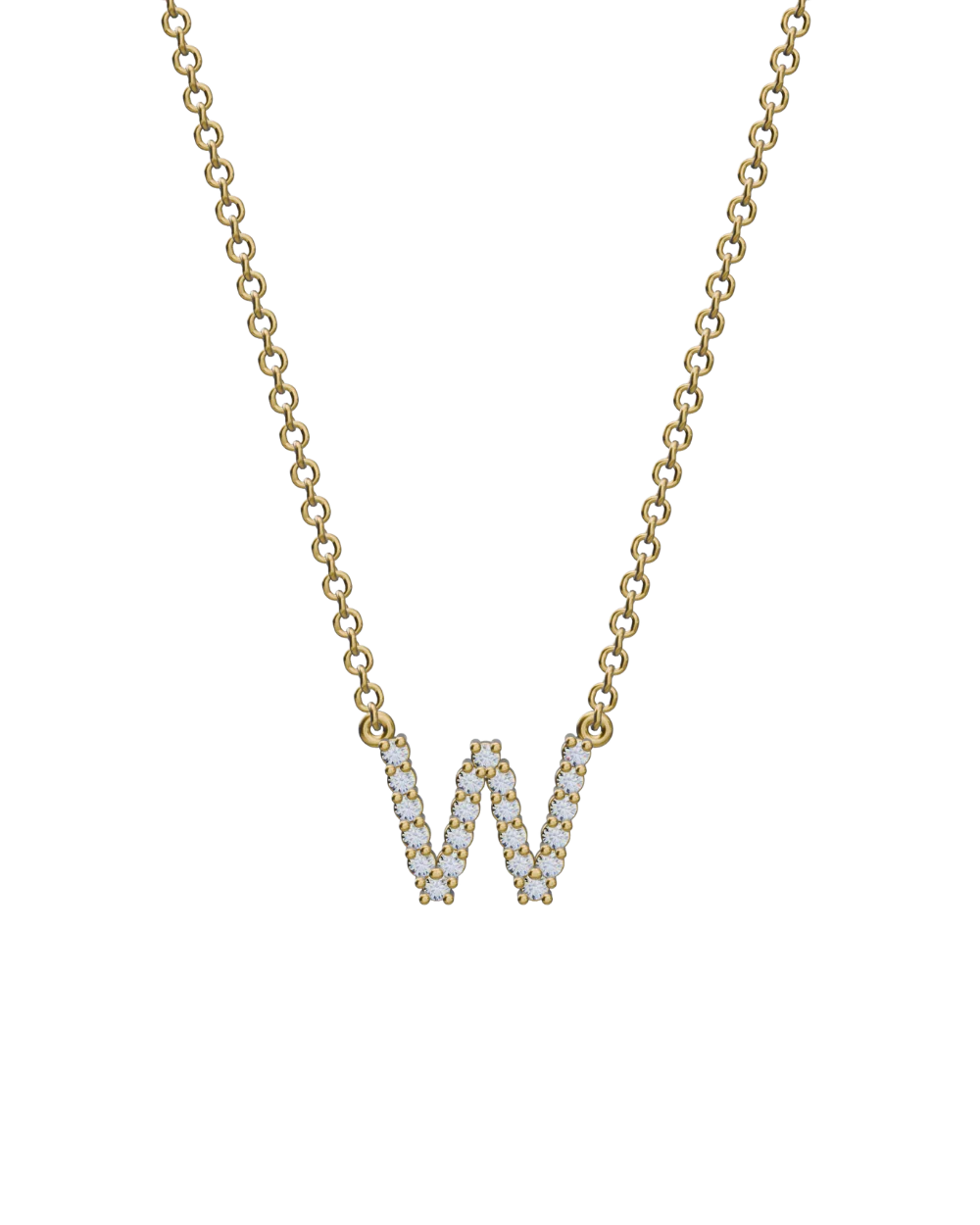 Diamond Initial Necklace - Image 36