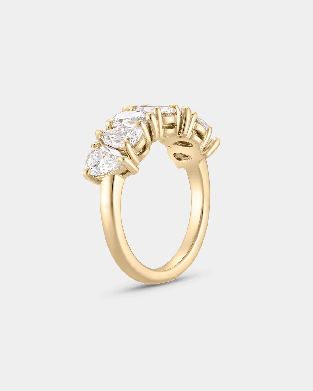 Kayla Pear Diamond Band - Image 3