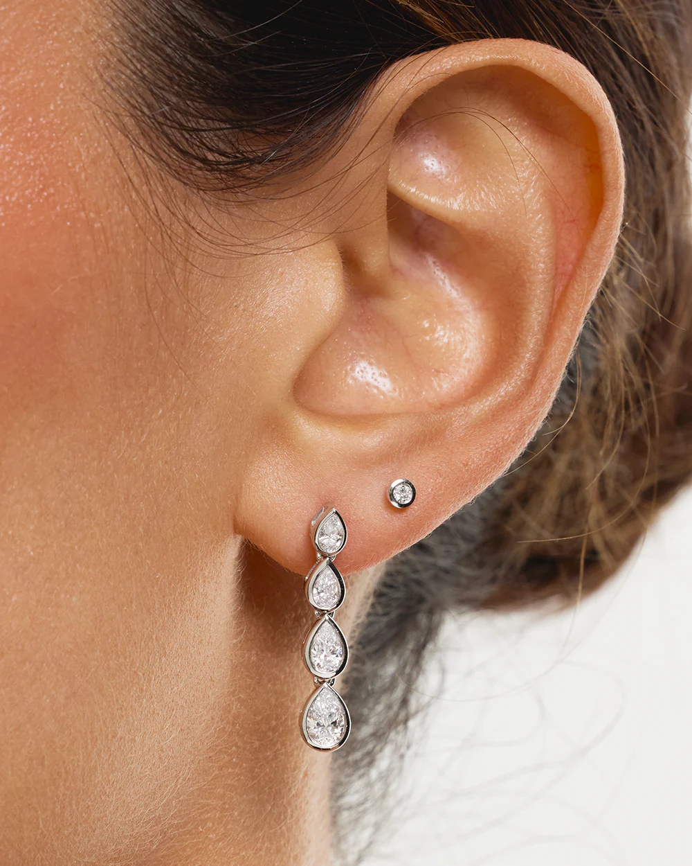 Lumiere Diamond Drop Earrings - Image 11