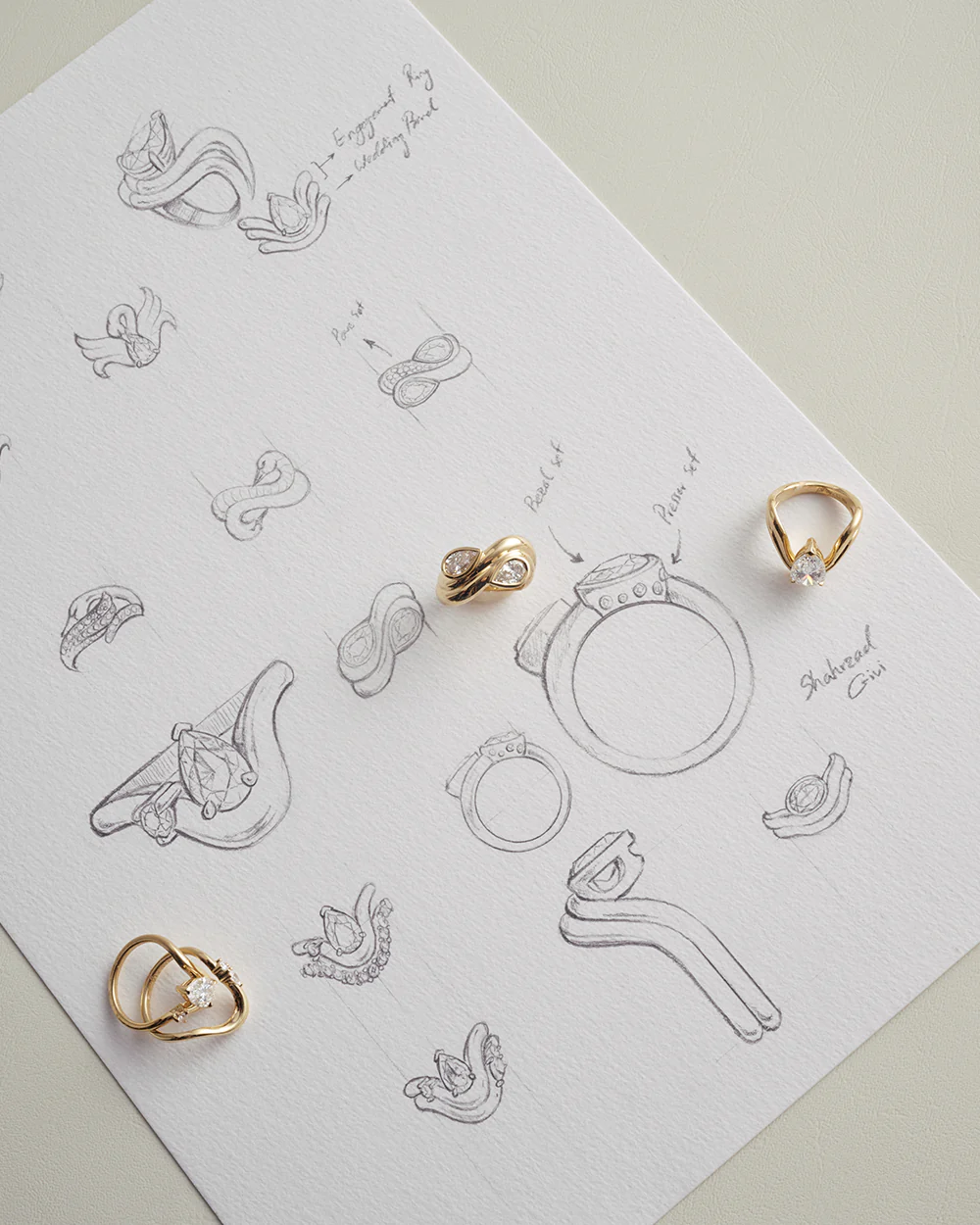 Maeve Curved Diamond Band - Image 5